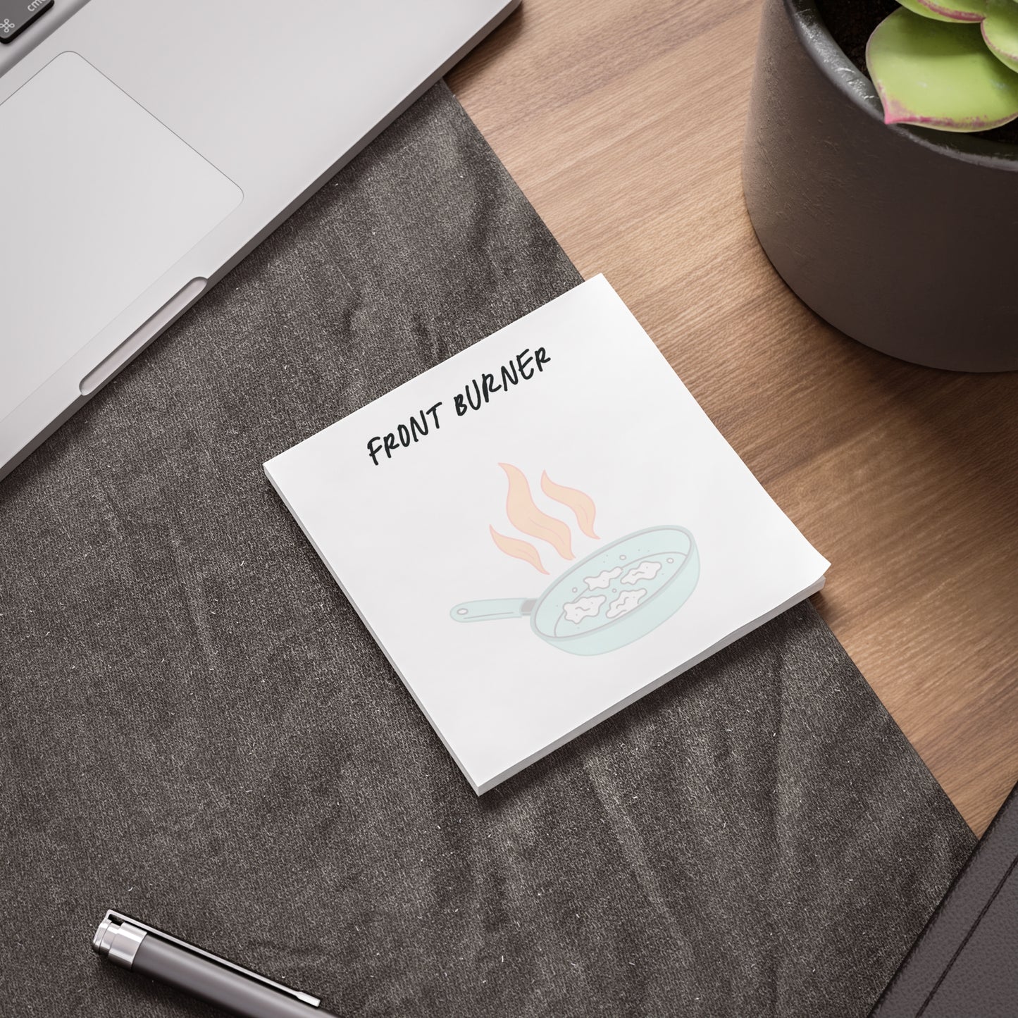 Back Burner Method Pack of 4 Post-It Notes, 4"x4"