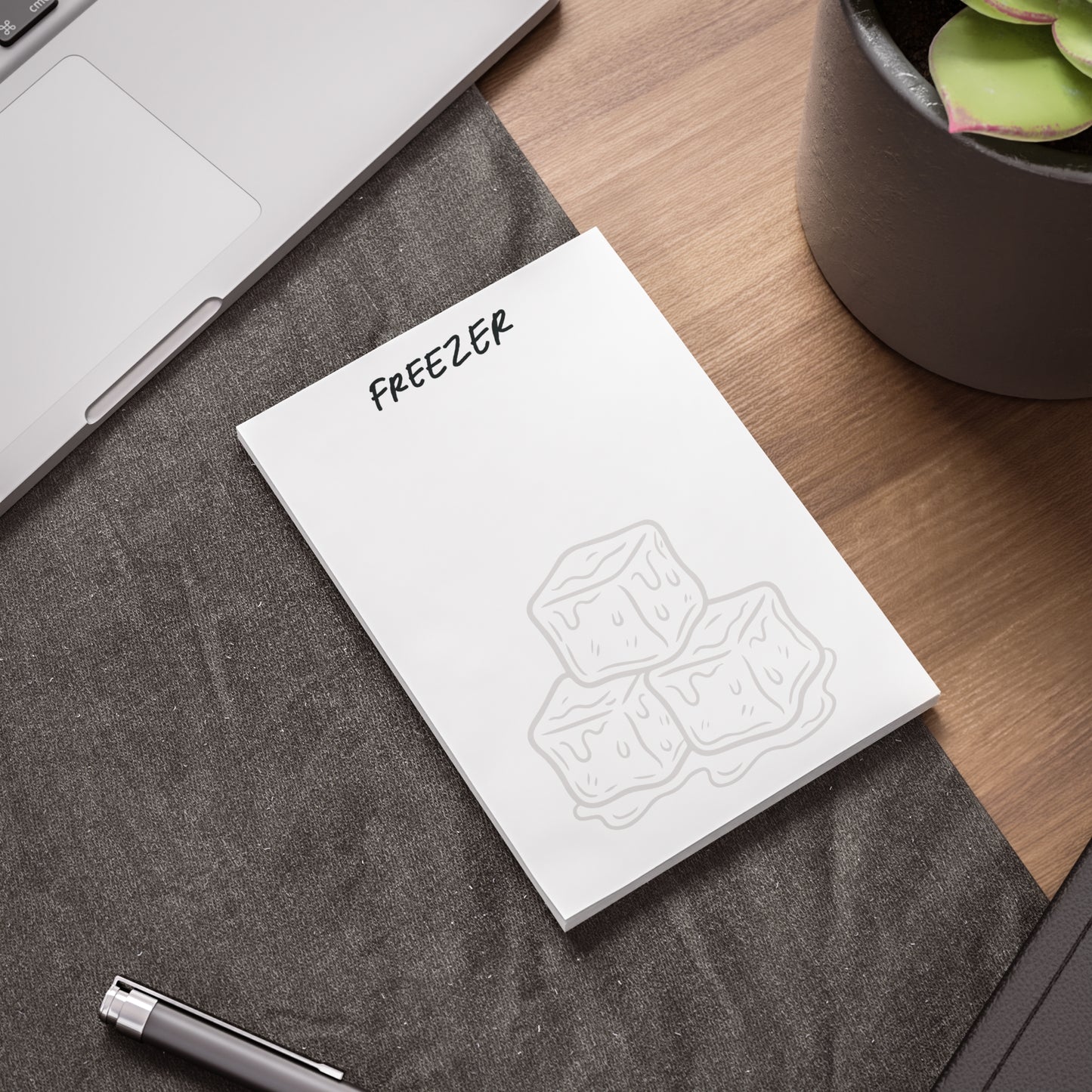Back Burner Method set of 4 Post-It Notepads, for each zone, 4"x6"