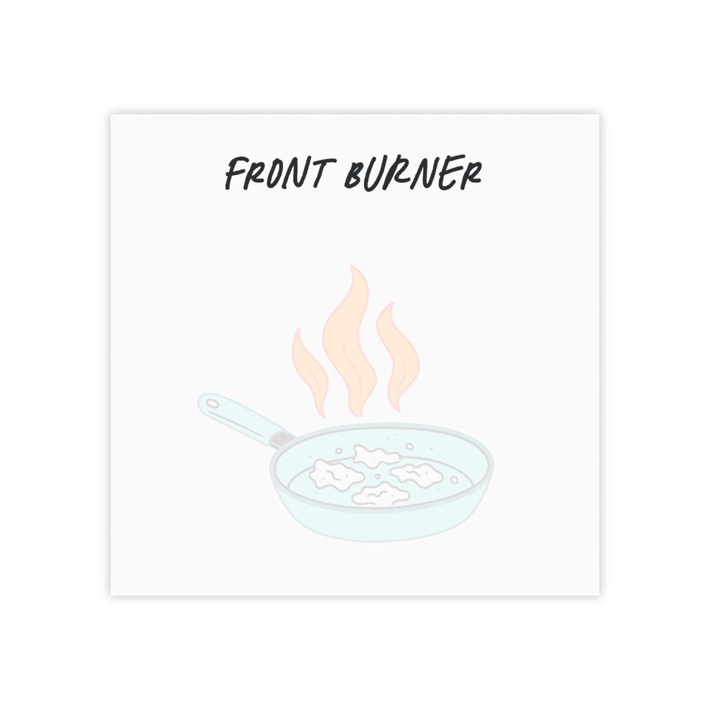 Back Burner Method Post-It Notes Set of 4, (1) each stage of the method, 3"x3" notepads