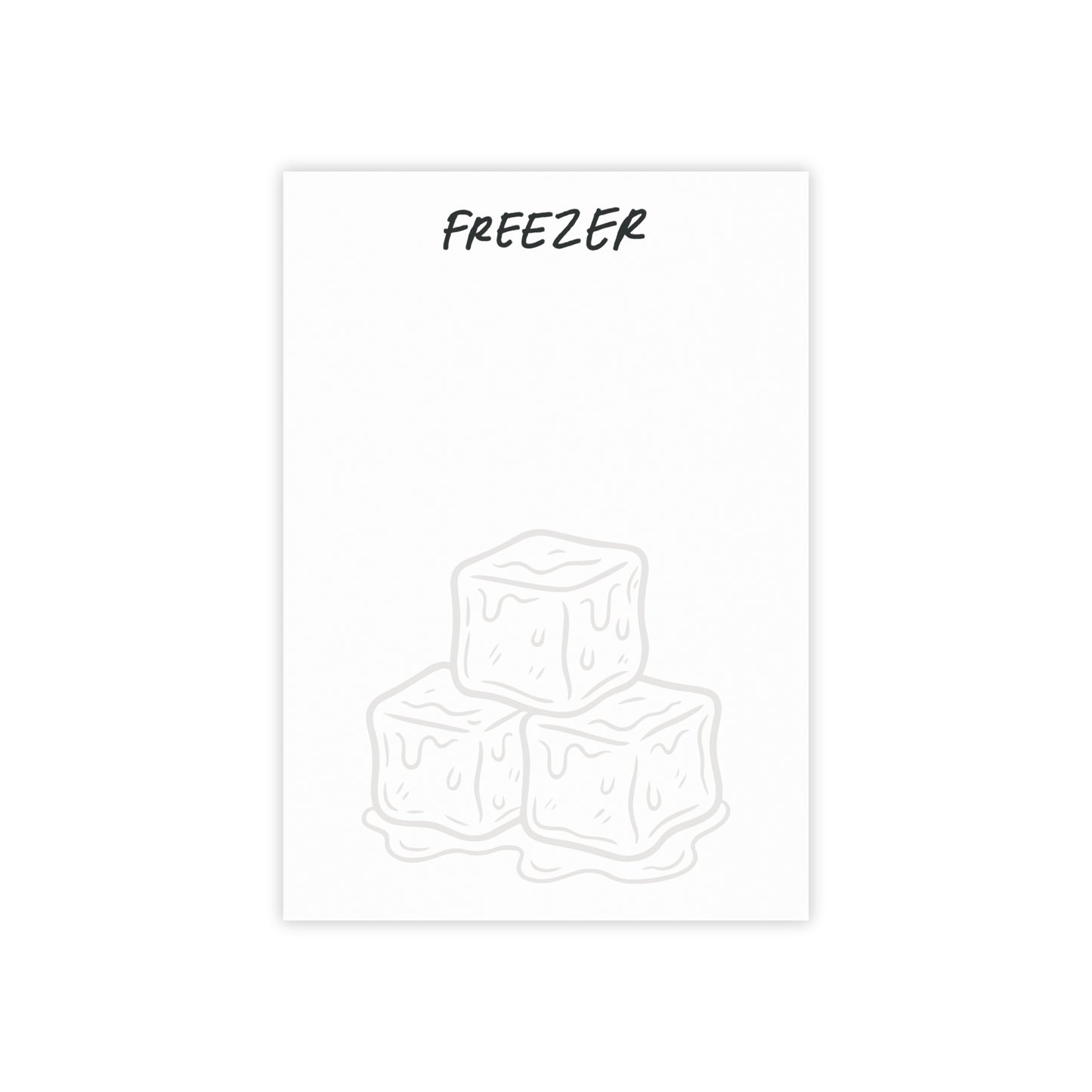 Back Burner Method set of 4 Post-It Notepads, for each zone, 4"x6"