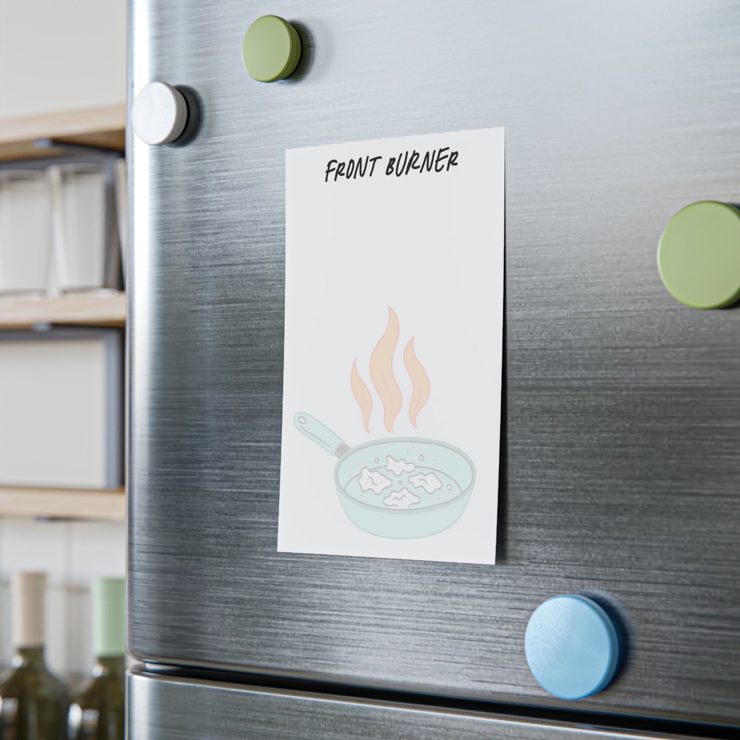 Back Burner Method set of 4 Post-It Notepads, for each zone, 4"x6"