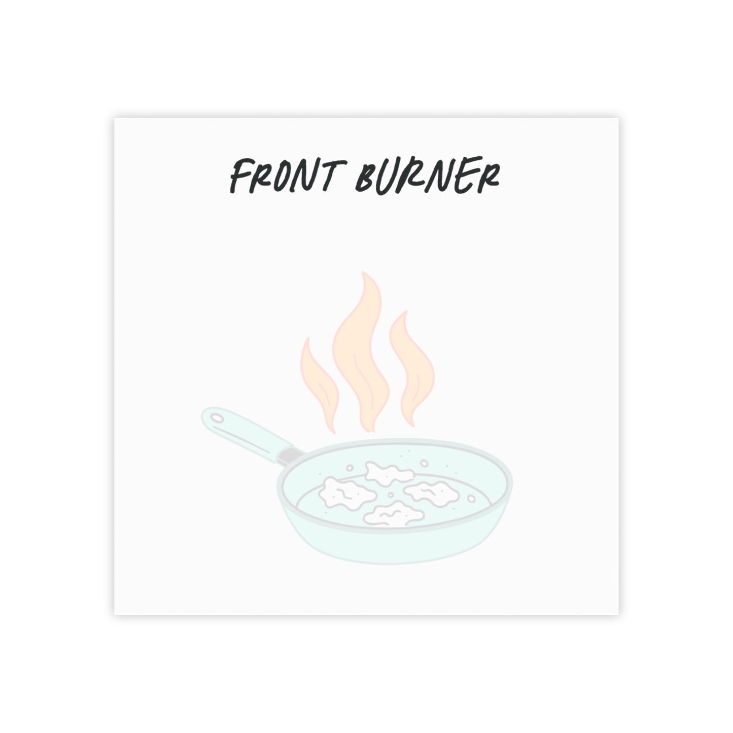 Back Burner Method Pack of 4 Post-It Notes, 4"x4"