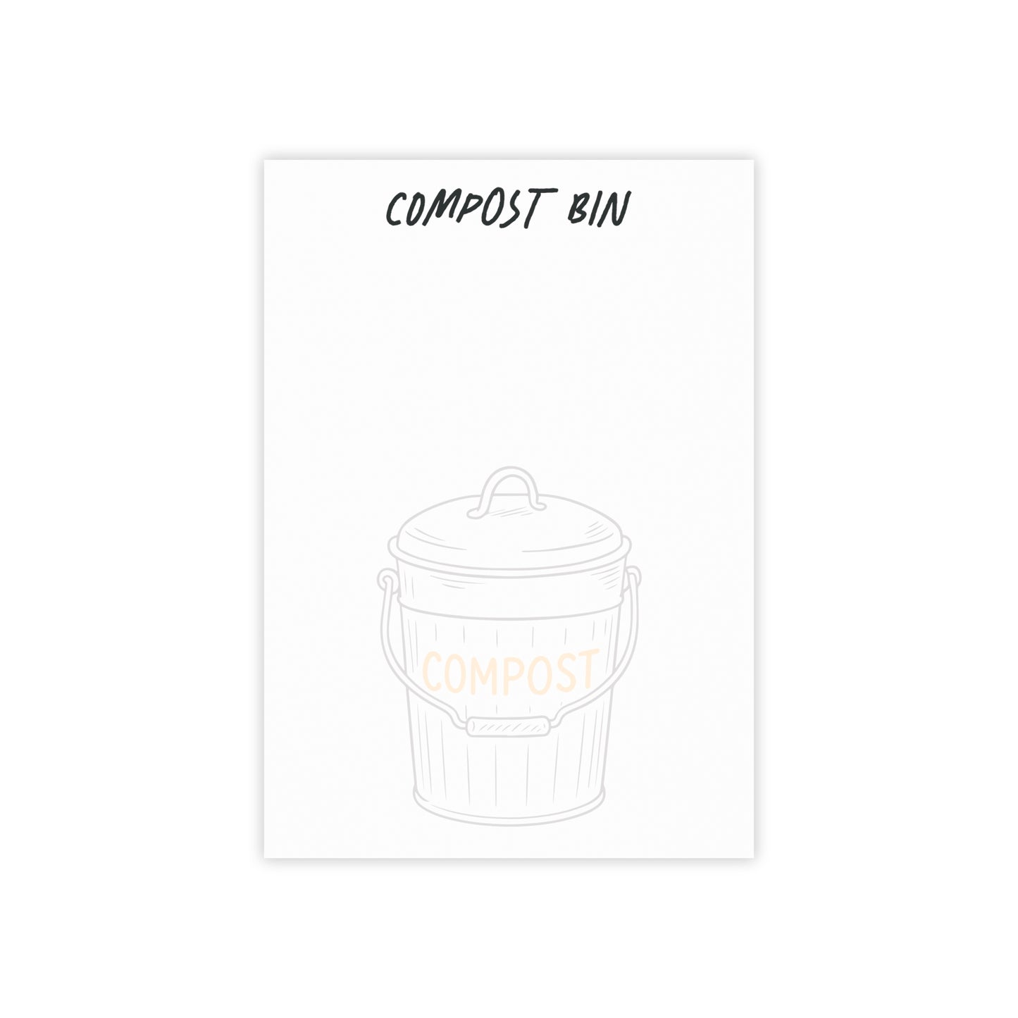 Back Burner Method set of 4 Post-It Notepads, for each zone, 4"x6"