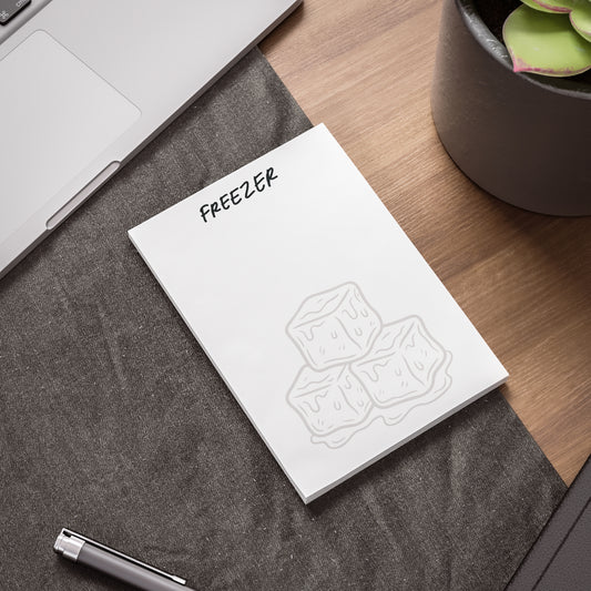Back Burner Method set of 4 Post-It Notepads, for each zone, 4"x6"